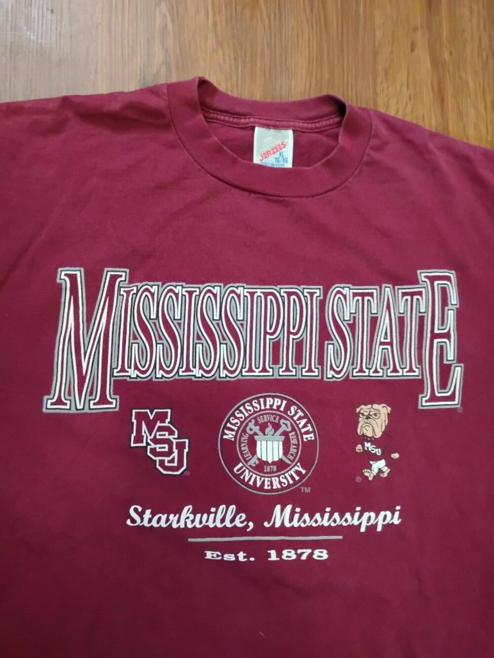 Vintage 90s Mississippi State University Bulldogs T-Shirt
